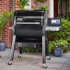 Weber SmokeFire EX4 GBS Wood Fired Pellet Grill Black image 0