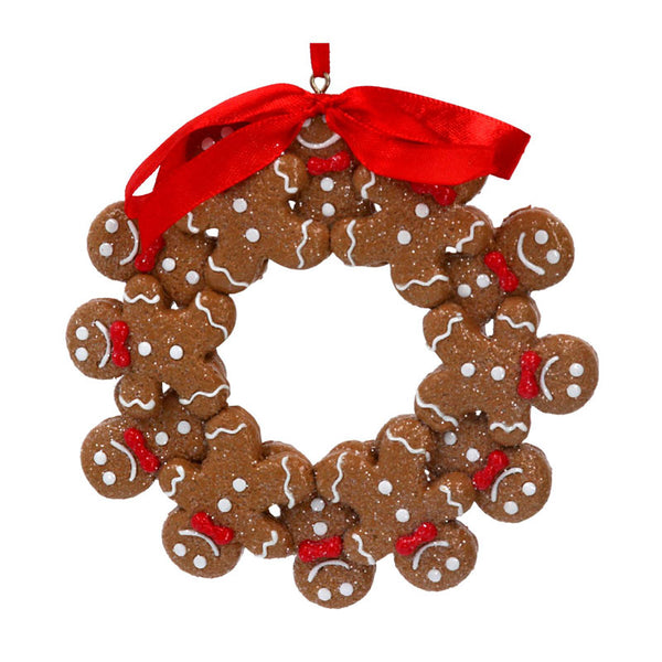 Gisela Graham Gingerbread Man Wreath image 0