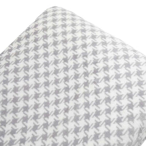 Kilburn & Scott Dogtooth Sherpa Throw in Silver image 4