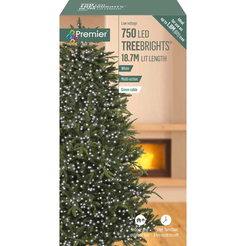 Premier 750 Multi-Action LED TREEBRIGHTS with Timer - White image 0