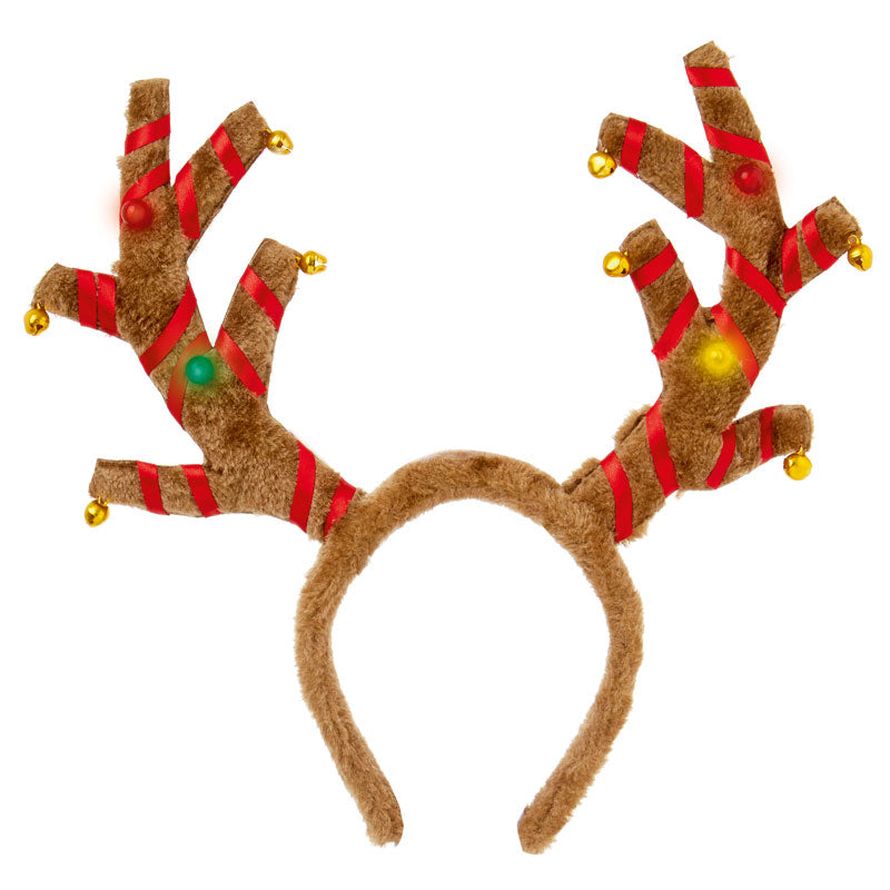 Premier Battery-Operated Flashing Reindeer Antlers image 0
