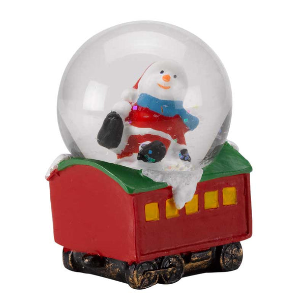 Three Kings All Aboard! Santa's Train SnowSphere image 3