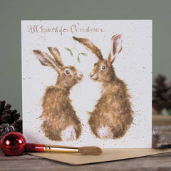 Wrendale Designs All I Want For Christmas Card image 0