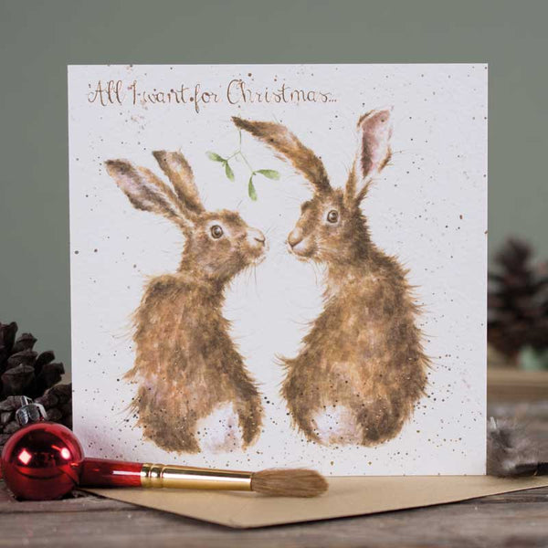 Wrendale Designs All I Want For Christmas Card image 0