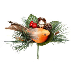 Premier Robin with Pinecone Pick image 0