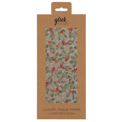 Glick Golden Sprigs Luxury Tissue Paper (Pack of 4) image 0