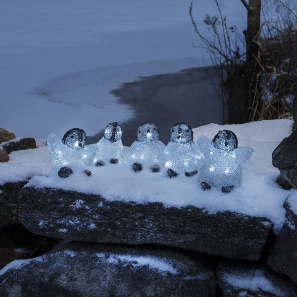 Konstsmide 5 LED Acrylic Baby Penguins image 3