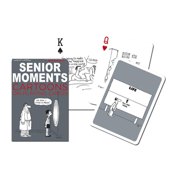 Senior Moments Cartoons on Playing Cards image 0