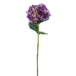 Gisela Graham Purple Hydrangea Stem with Glitter (72cm) image 0