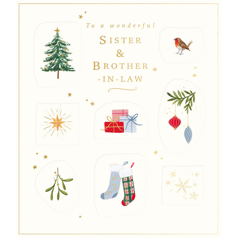 Paperlink Sister & Brother-In-Law Christmas Card image 0