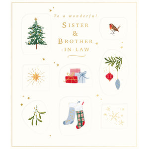 Paperlink Sister & Brother-In-Law Christmas Card image 0