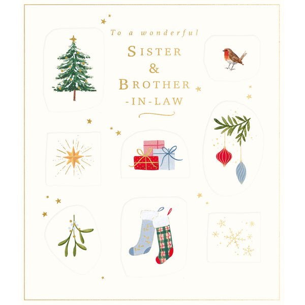 Paperlink Sister & Brother-In-Law Christmas Card image 0