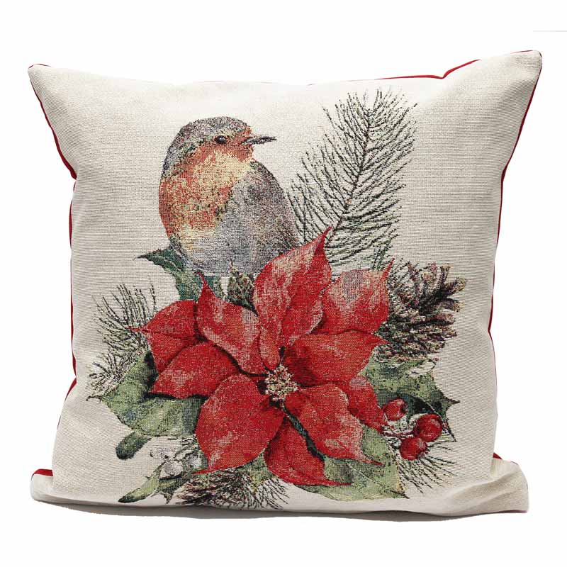 Peggy Wilkins Red Robin Cushion image 0