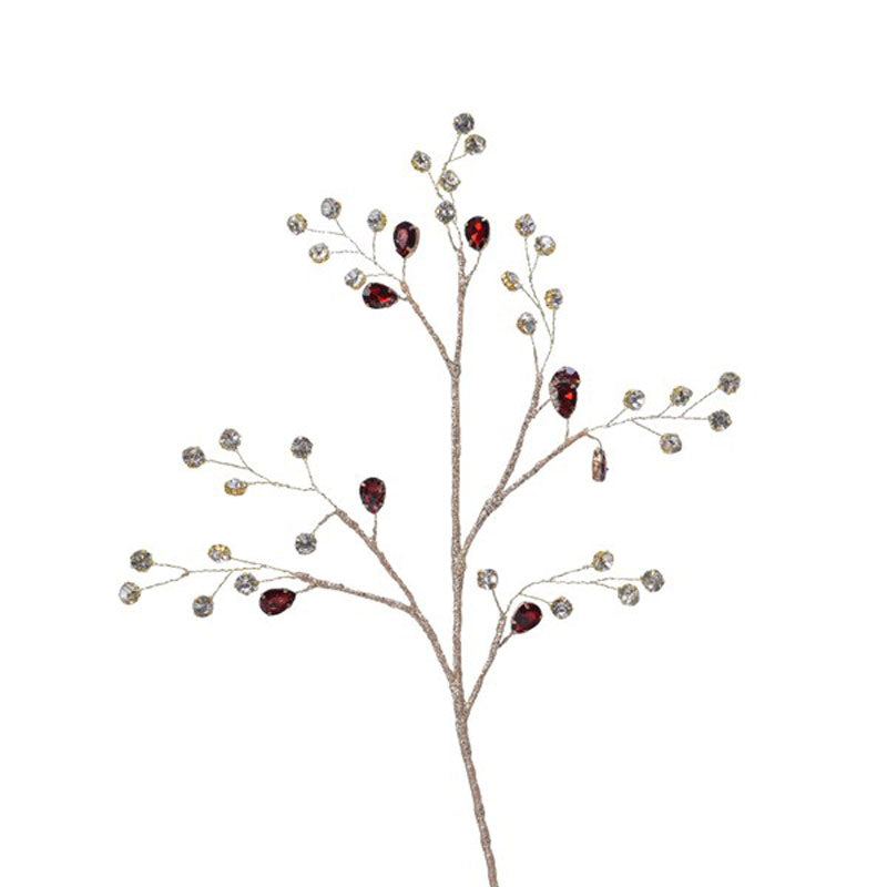 Decoris Oxblood Jewelled Stem (63cm) image 0