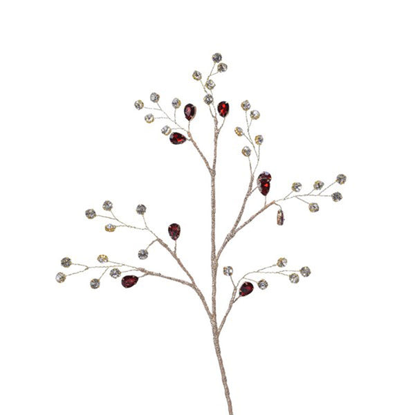 Decoris Oxblood Jewelled Stem (63cm) image 0