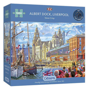 Gibsons Albert Dock, Liverpool 1000 Piece Jigsaw Puzzle image 1