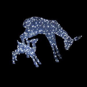 NOMA Black Frame Duo-Bulb Woburn Deer & Fawn image 2