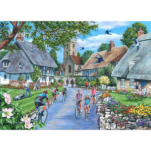 House of Puzzles Sunday Morning Big 500 Piece Jigsaw Puzzle image 0