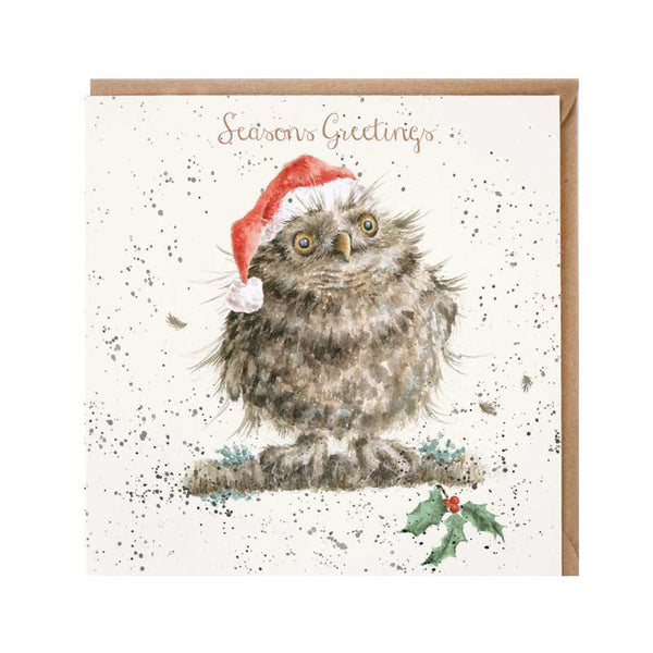 Wrendale Designs Christmas Owl Christmas Card image 0
