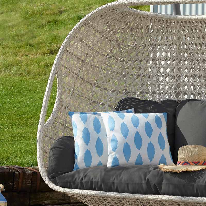 Bramblecrest Monterey Triple Hanging Cocoon in Dove Grey image 0