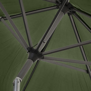 Platinum Riva 3m Round Crank & Tilt Parasol – Olive image 5