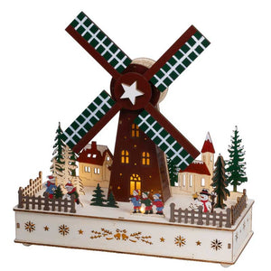 Lumineo LED Plywood Windmill image 0