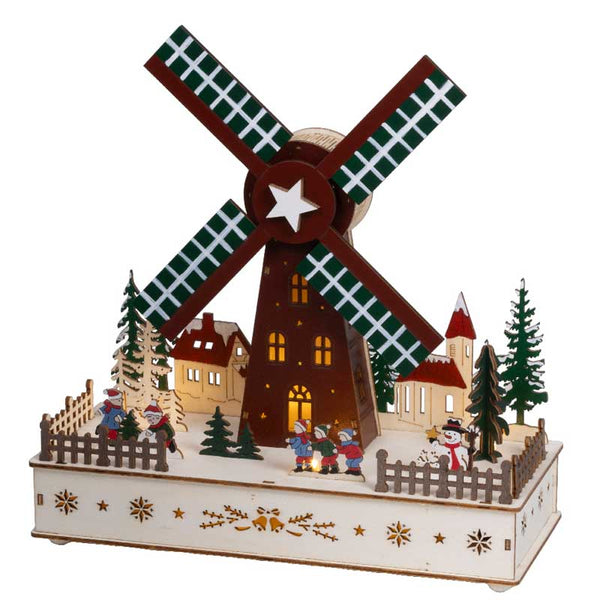 Lumineo LED Plywood Windmill image 0