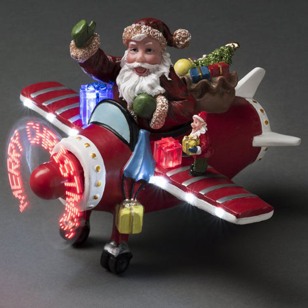 Konstsmide Fibre Optic Plane - Santa image 2