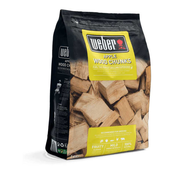 Weber Apple Wood Chunks (1.5 kg) image 1