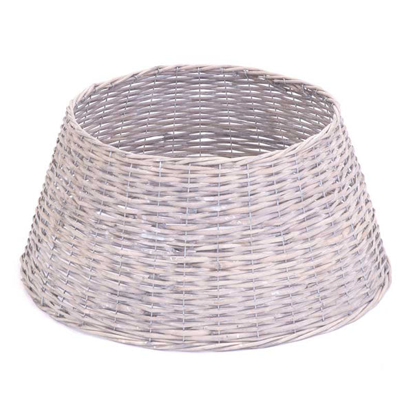 Festive White Wash Willow Tree Skirt image 1