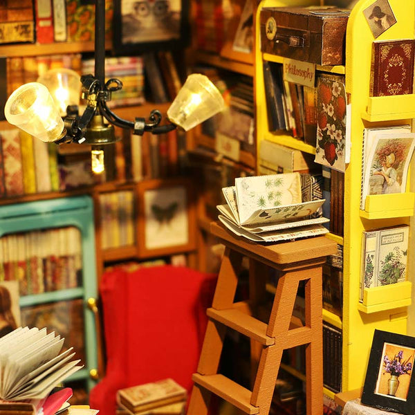 Robotime 'Sam's Study' DIY Miniature House image 2