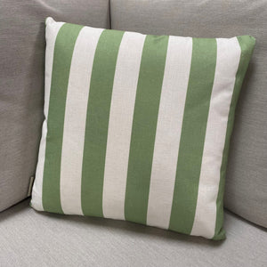 Bramblecrest Square Scatter Cushion, 45 x 45cm â€“ Grass Stripe image 0