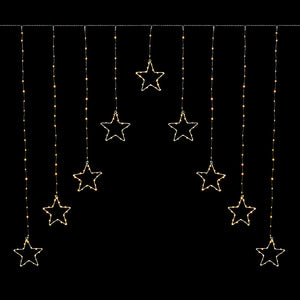 Premier LED Star Curtain Lights - Warm White image 2