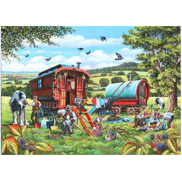 House of Puzzles Pedlar Man 1000 Piece Jigsaw Puzzle image 0