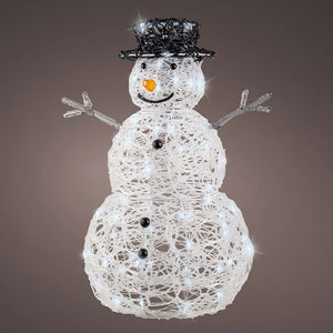 Lumineo LED Flashing Acrylic Snowman image 2