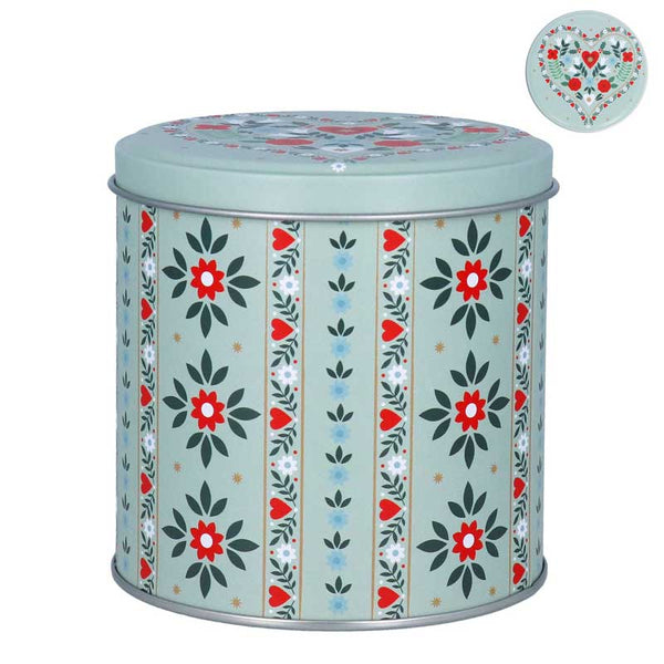 Gisela Graham Alpine Green Choc Tin image 0