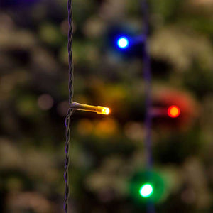 SnowTime 100 Connectable LED Twinkling Lights - Multi-Coloured image 1