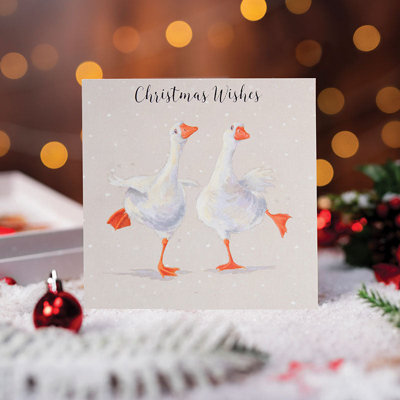 Wrendale Designs Luxury Boxed Cards - Dancing On Ice (Pack of 8) image 0