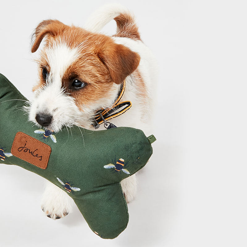 Joules Bee Print Comfort Bone Dog Toy image 0