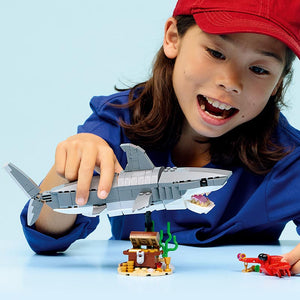 Lego® Creator 3 In 1 Fierce Shark With A Treasure Chest 31381 Lifestyle with Girl