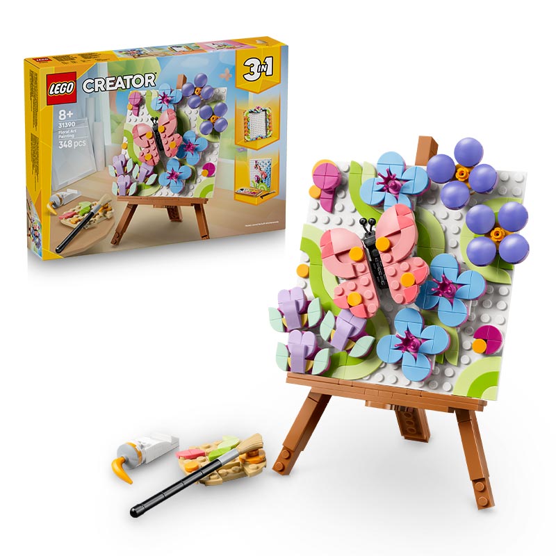 LEGO® Creator 3 in 1 Floral Art Painting (31390)