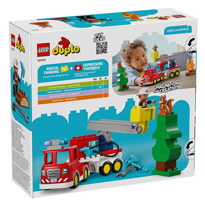 LEGO® DUPLO® Fire Engine with Hose and Firefighter (10473)