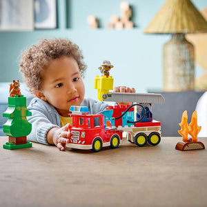 LEGO® DUPLO® Fire Engine with Hose and Firefighter (10473)