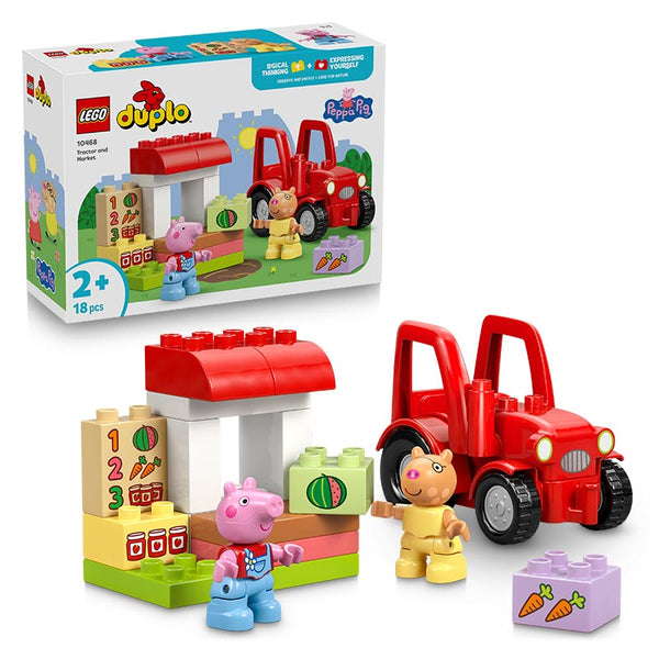 LEGO® DUPLO® Peppa Pig Tractor and Market (10468)