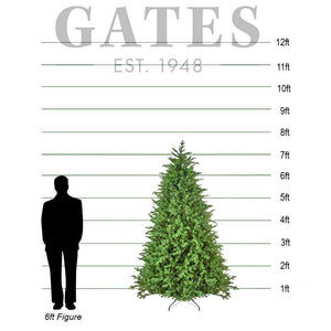 National Tree Princeton Medium Artificial Christmas Tree - 7.5ft image 1