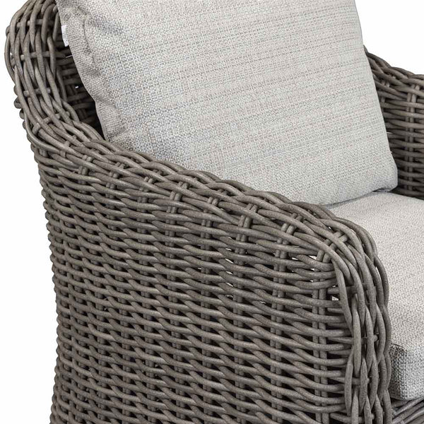 Orchard Life Morello 6 Seat Oval Dining Set - Grey Weave image 7