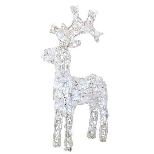 Lumineo LED Flashing Acrylic Deer - Cool White image 6