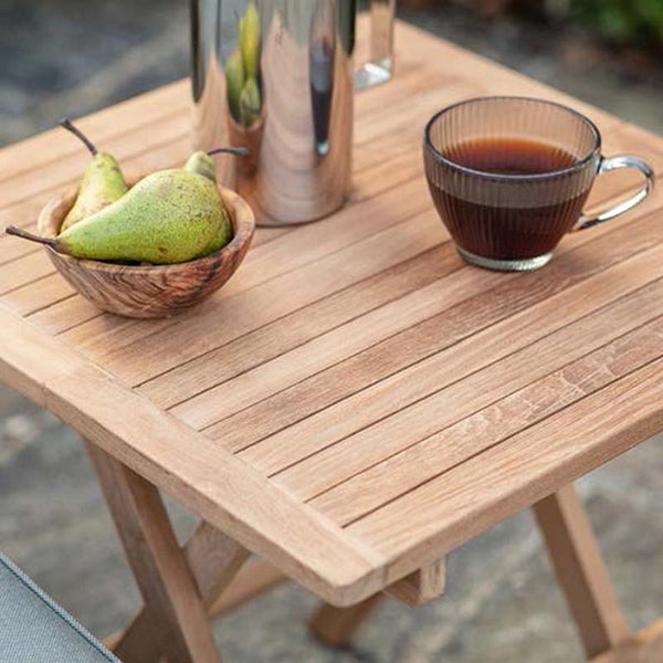 Bramblecrest Richmond Wooden Steamer Set with Taupe Cushions (2 Seats) image 2