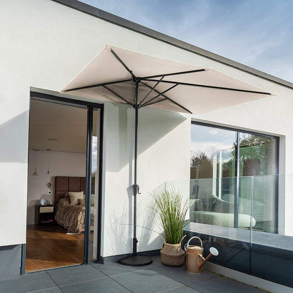 Hartman Catalan Balcony Parasol &amp; Cover, Dove image 0