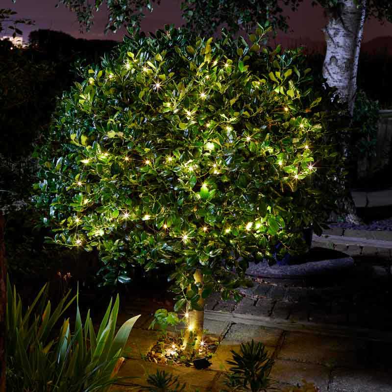 Smart Solar Warm White Firefly String Lights image 0